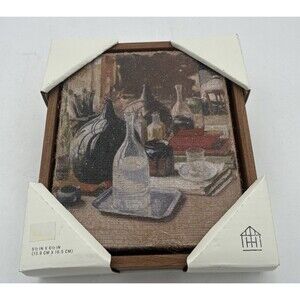 Hearth & Hand with Magnolia 6.5x5.5 Bottle Framed Burlap Art NEW
